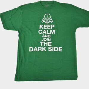 Star Wars Mens Keep Calm And Join The Dark Side Darth Vader Funny Shirt New XL
